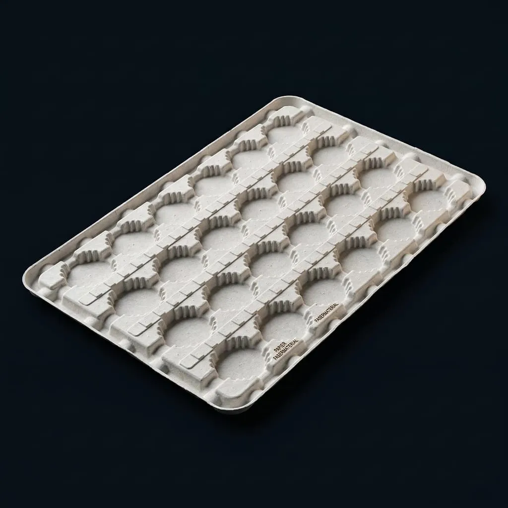 Papier-Blisterverpackung Papiertray Kavitäten